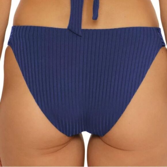 NWT New Trina Turk Olympia Ribbed French-Cut Bikini Swim Bottom 10 Beach - Picture 3 of 9